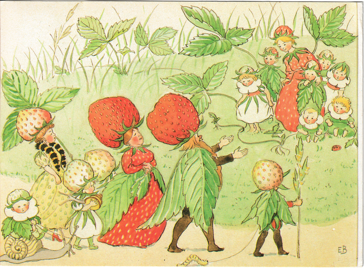 Elsa Beskow - “Jordgubbsfamiljen”
